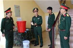 Quân khu tăng cường kiểm tra công tác phòng chống dịch Covid-19
